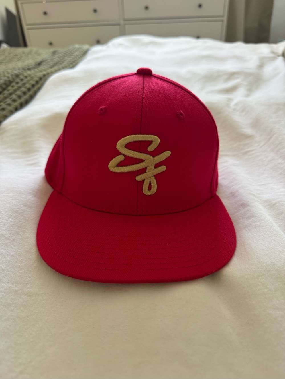 Men’s Red DECKY SF Snapback Hat